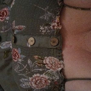 Shadowline Pajama Set Size 2XL - 3XL Baby Doll Capris Nylon Made in USA Blue